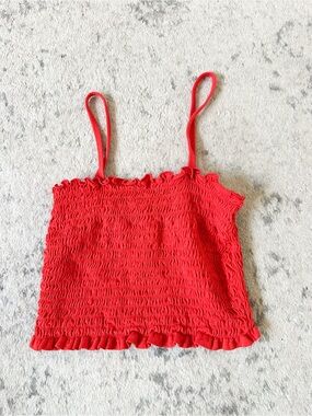 ⭐️3/$30⭐️ (bundle deal) Wild Fable Red Rushed Camisole Top